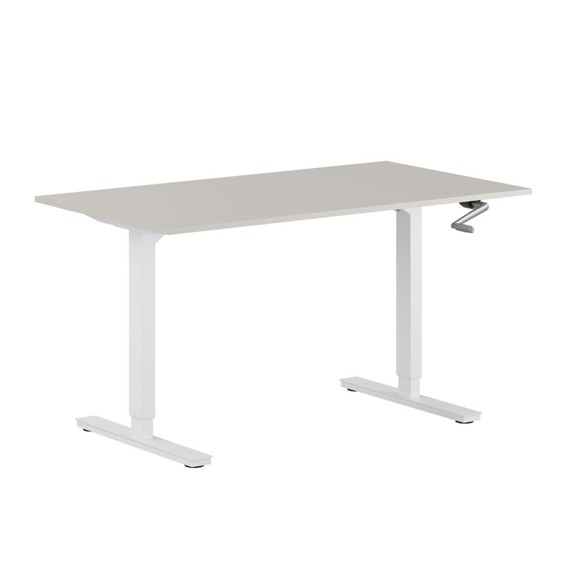 Height And Adjustable Desks With Crank Up Down Elj Furniture