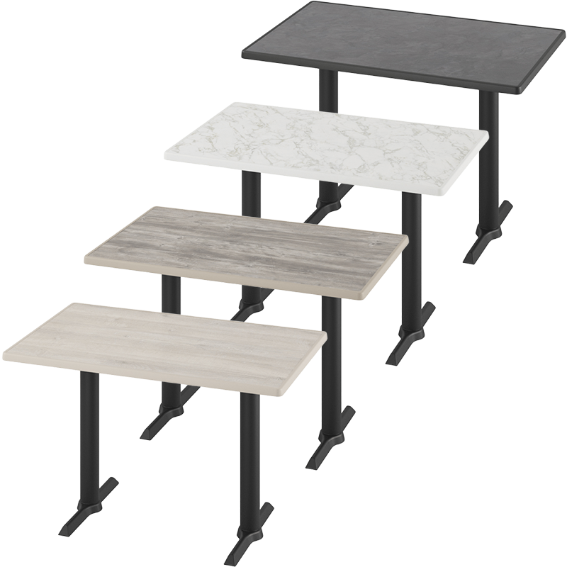 Ferrea bord med rektangulär 115x70 cm skiva