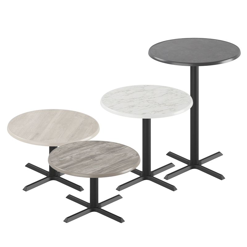 Ferrea bord med rund Ø85 cm skiva