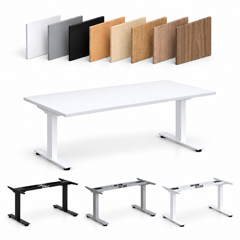 Tellus Flex bord – stabilt bord med fasta ben och flexibel storlek